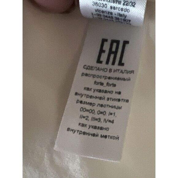 forte_forte Italy Size 0 IVORY Layered Design Silk Short Skirt - Picture 14 of 15